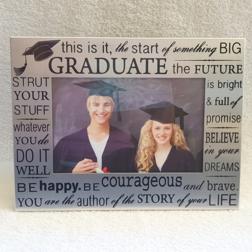 Graduate Photo Frame - Photo size 4" x 6" - Bulk Discounts